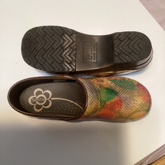 SANITA Danish Clogs Size 40 US 9-9.5 NURSE, WAITRESS Shoes 👞 - Picture 4 of 10